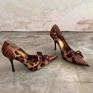 Leopard Print Stiletto Heels